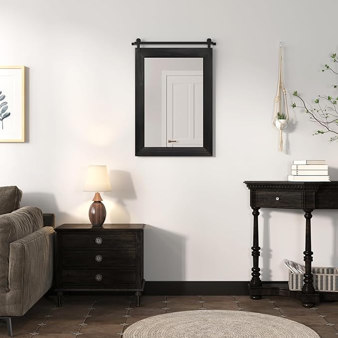 COGOOD Farmhouse Barn Door Mirror - Image 2