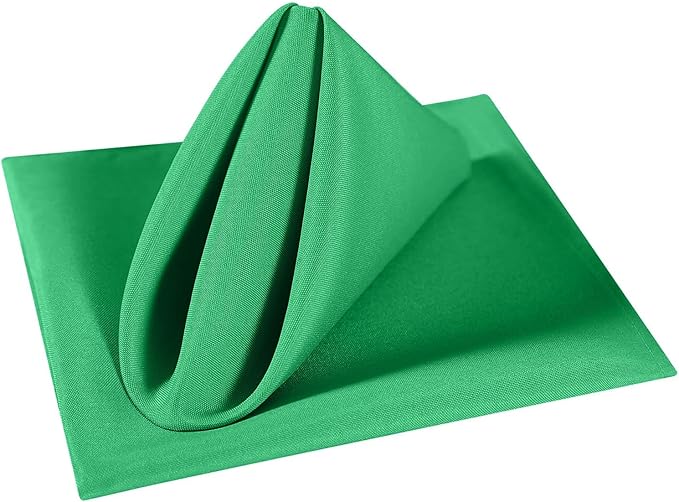 Cupuamon Cloth Napkins 17x17 inch Washable Polyester Dinner Napkins Soft Table - Image 3