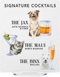 Pet Signature Drink Wedding Signs by Elation+Factory+Co.