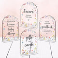 4 Pcs Wedding Decor, Ceremony Sign, Wedding Sign by Unknown