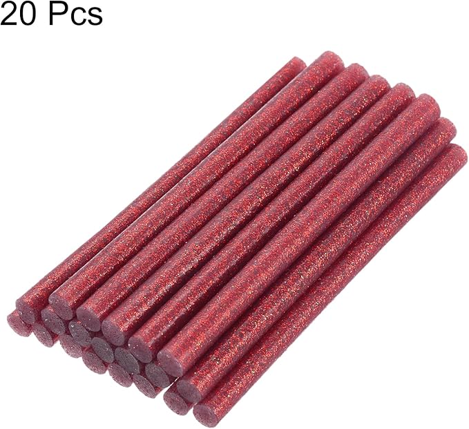 uxcell 20pcs Hot Glue Sticks for Glue Gun 7mm/0.27-inch x 8-inch Mini Hot Melt - Image 3