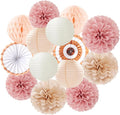 Pink Champagne-Beige Rose-Gold Boho Party-Decorations by OURUOLA