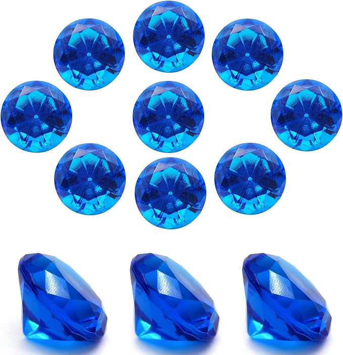100 pcs Acrylic Diamond Gems, Arts & Crafts, Birthday Decorations by XHKDSYMC