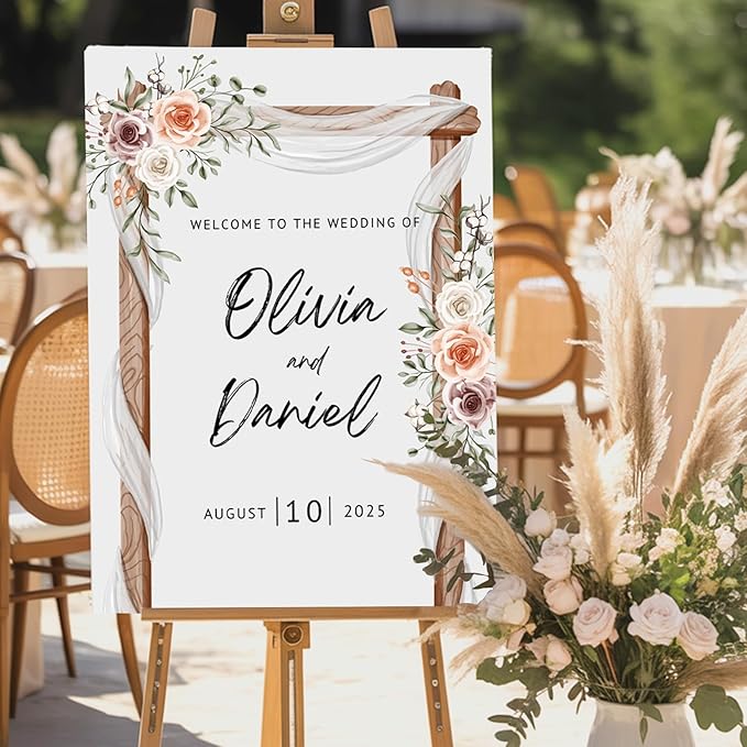 Personalized Welcome Wedding Sign - Image 2