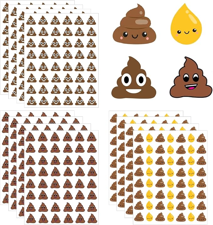 Stickers for Potty Training, 608 Pieces Sticker Party Favor Decorations Journal - Image 9