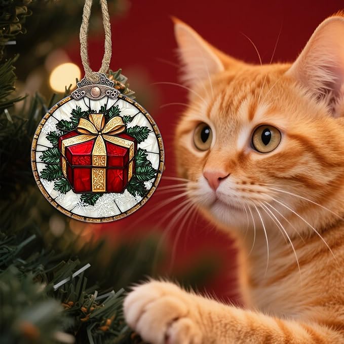 Stained Glass Christmas Decorations - Image 5