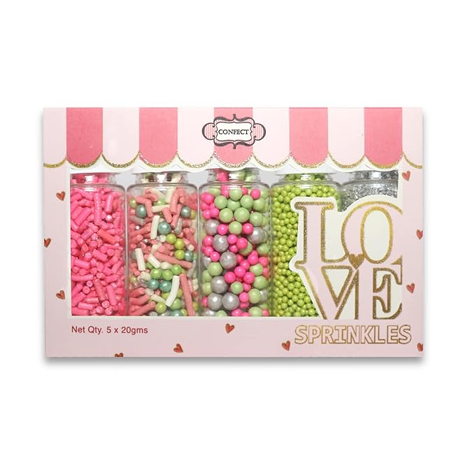 Confect Love Party Sprinkles – Edible Cake Decorating Mix - Image 7
