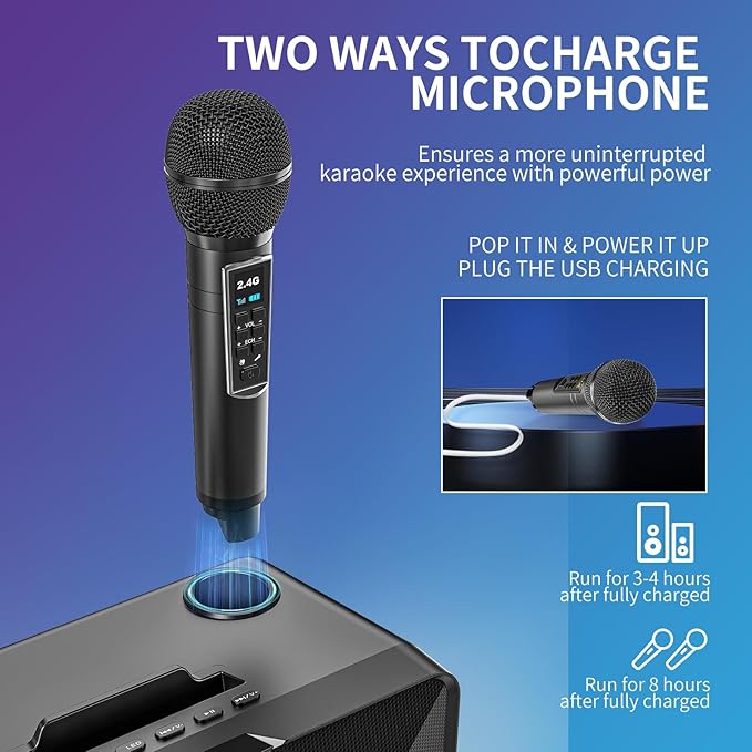 Karaoke Machine for Adults and Kids - Image 5