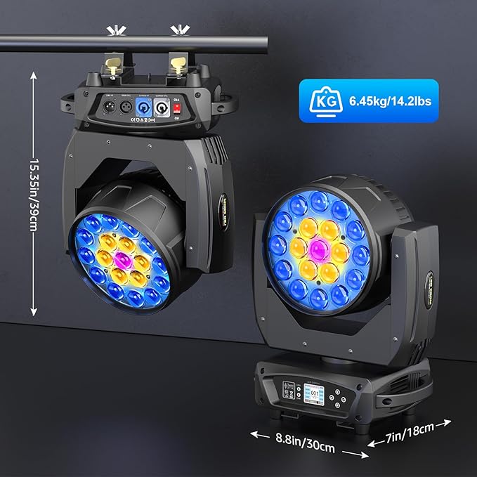 2PCS 19x10W Moving Head Light - Image 6