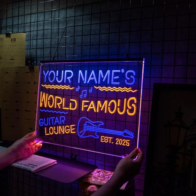 Personalized Guitar Bar Signs - Image 2