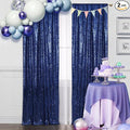 SquarePie Sequin Backdrop Non-Transparent Background Sparkly Curtain by SquarePie