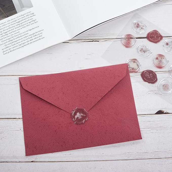 30 Pieces A6 Envelopes with 30 Seal Stickers, 6.32 x 4.45 inch Envelopes - Image 4