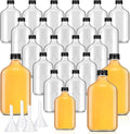 Gejoy 24 Pcs Mini Liquor Bottles Reusable Glass Flask Bottles by Gejoy