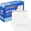 100 Qty Printable A7 Invitation Envelopes 5.25X7.25 inches Cards, Self Seal by Xxcxpark
