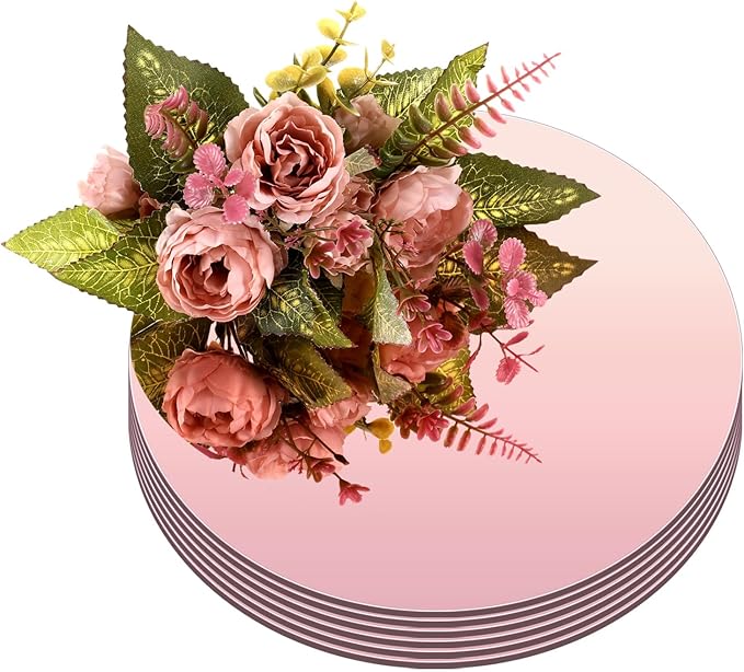 Thyle 6 Pcs 10 Inch Acrylic Round Mirrors by Thyle