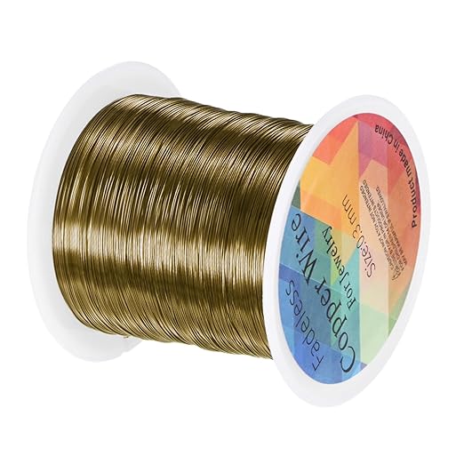 0.3mm Jewelry Wire, 28 Gauge 328FT Craft Wire Copper Beading Wire by MMETERXITY