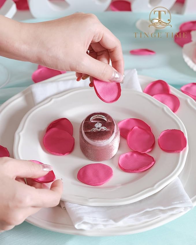 TINGE TIME Silk Flower Petals for Wedding Decoration - Image 5
