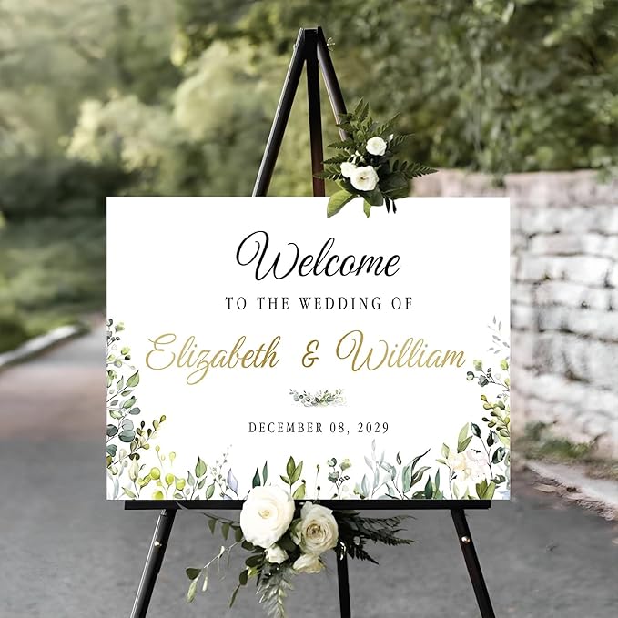 Personalized Wedding Welcome Sign, Sweets Sign by Jewelry