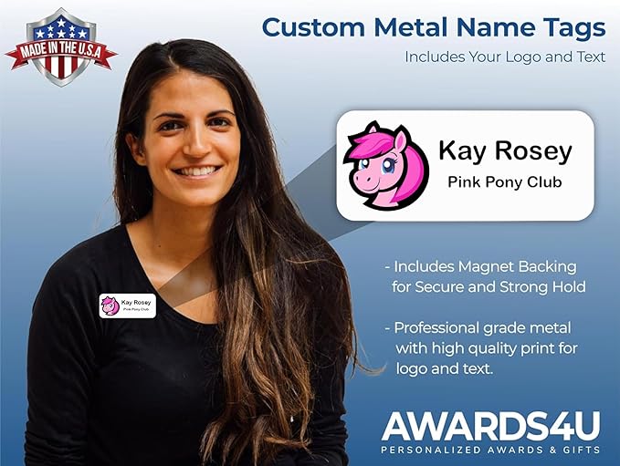 Custom Name Tag with Logo - Image 2