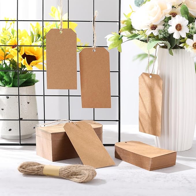 500 Pcs Kraft Paper Gift Tags - Image 3