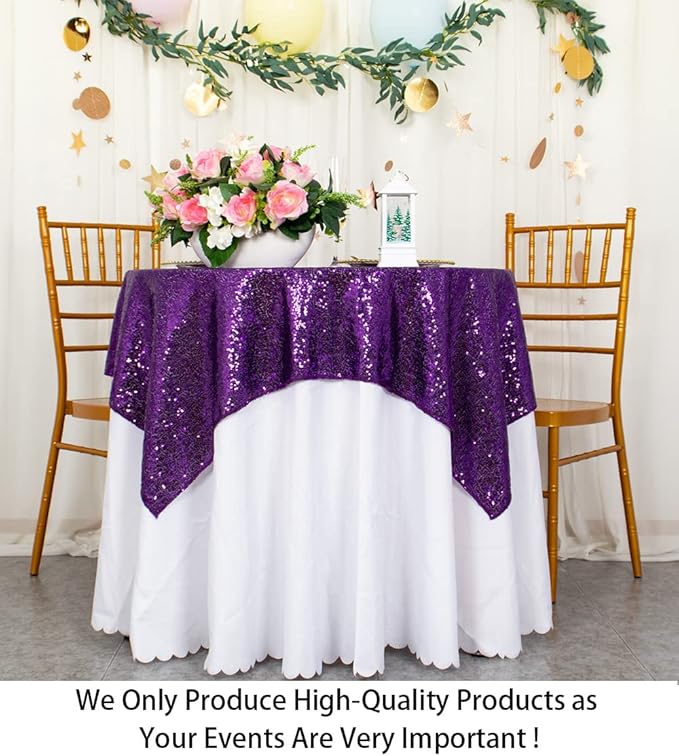 ShinyBeauty Sequin Tablecloth - Image 2
