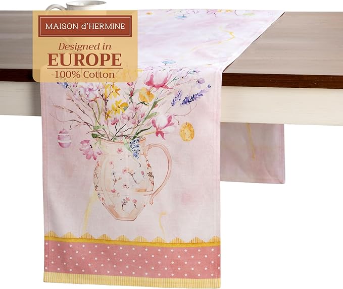 Maison d' Hermine Table Runner 100% Cotton Double Layer Table Runners 108 by MaisondHermine