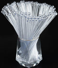 100-PCS Clear Plastic Swizzle Sticks, Crystal Cake Pops, Cocktail Coffee Drink by hapray