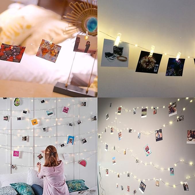 33Ft Photo Clip Fairy Lights - Image 7