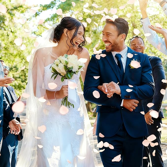 Faux Silk Flower Petals 300pcs Champagne- Versatile - Image 6