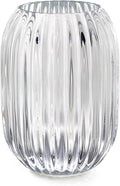 Serene Spaces Living Clear Optical Glass Votive Holder, Measures 5" Tall and by SereneSpacesLiving