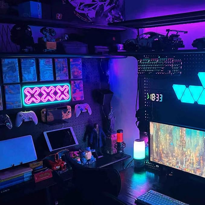 XXX Neon Sign for Wall Decor, Adults Only Led Signs for Room, USB Dimmable - Image 7