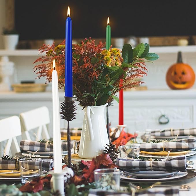 30-Pack 10-Color Taper Candles - Image 8