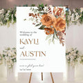 Personalized Welcome To Our Wedding Sign, Wedding Decorations, Flowers Wedding by Custom