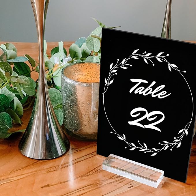 10 Pack Black Acrylic Sign Blanks - Image 4