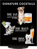Pet Signature Drink Wedding Signs by Elation+Factory+Co.
