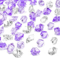 DomeStar 150PCS Fake Ice, Vase Filler Purple Fake Diamonds Plastic Clear Gems by DOMESTAR