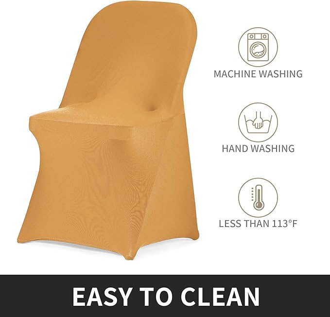 Peomeise Stretch Spandex Folding Chair Cover - Image 4