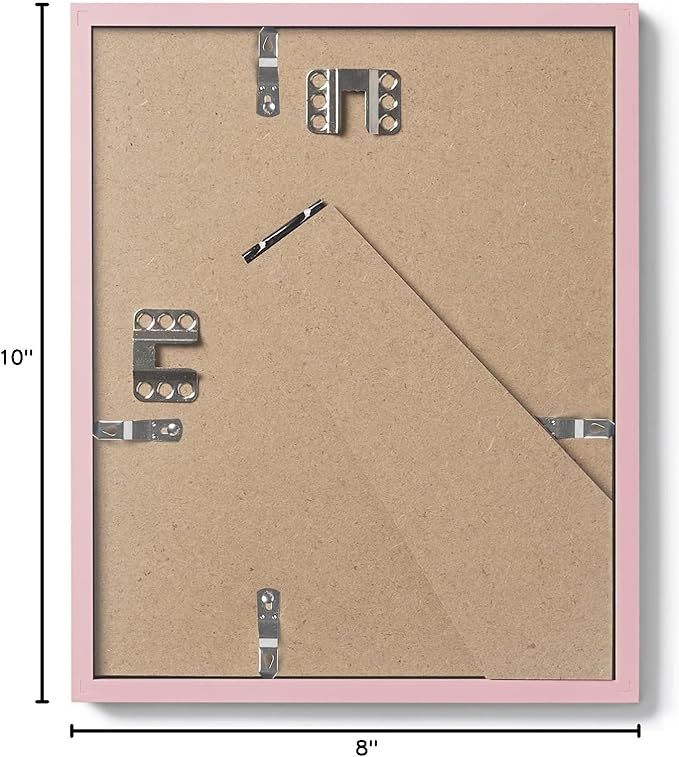 Opposite Wall - 8x10 in - Real Wood Pink Picture Frame - Lightweight, Versatile - Image 7