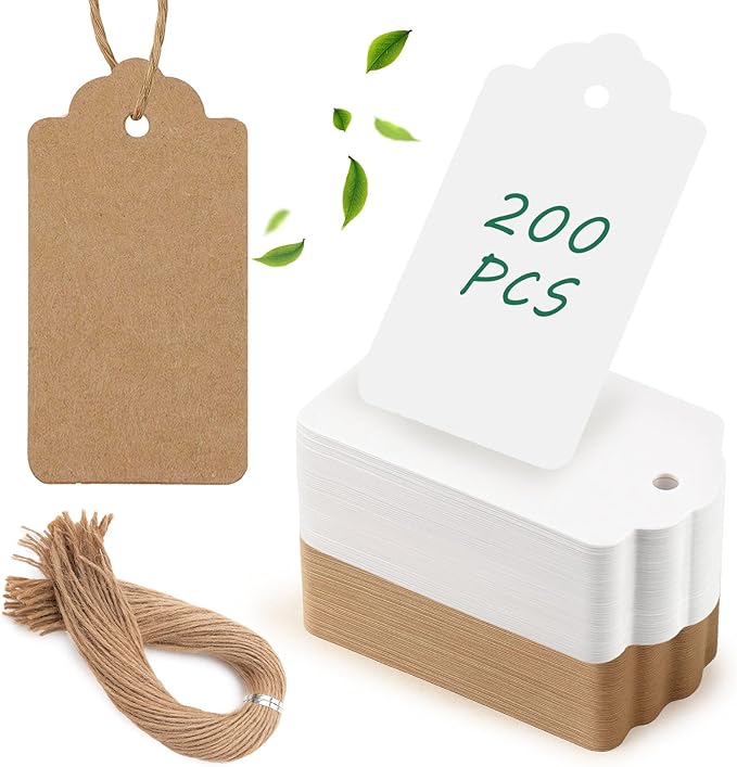 SallyFashion 200pcs Gift Tags by sallyfashion