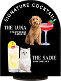 Pet Signature Drink Wedding Signs by Elation+Factory+Co.