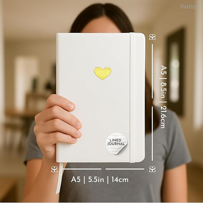 SETTINI Lined Journal, 192 Archival-Quality Pages, QuillEase Bleed-Free Paper - Image 3