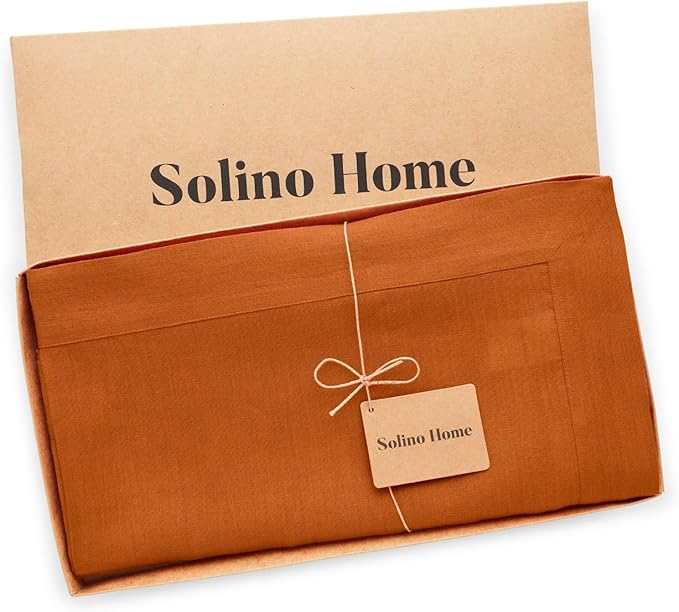 Solino Home Linen Tablecloth 60 x 90 Inch - Image 5