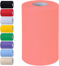 Deep Peachy Tulle Fabric Rolls 6 Inch by 100 Yards Tulle Roll Spool Fabric by Unknown