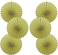 BARTHEW Yellow Hanging Paper Fans, Color Party Decorations, Bee Themed by BARTHEW