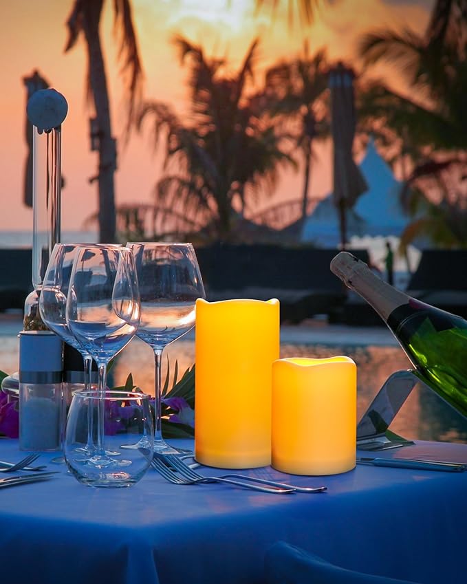Da by Candles Battery Operated Candles LED Outdoor Waterproof Candles Plastic - Image 7