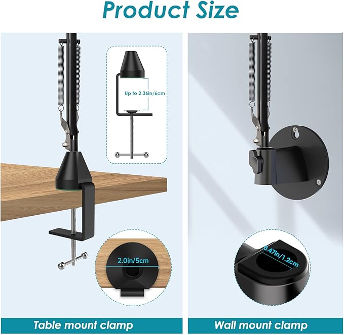 YOUSHARES MV7 Wall Mount Boom Arm Stand - Image 5