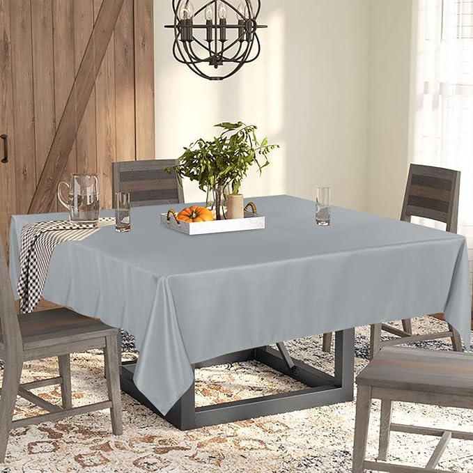 Fitable Rectangle Tablecloth 60x84 inch Tablecloth Stain and Wrinkle Resistant - Image 5