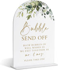 Bubbles for Wedding Send Off, Marriage Signs for Ceremony and Reception by TCJIU