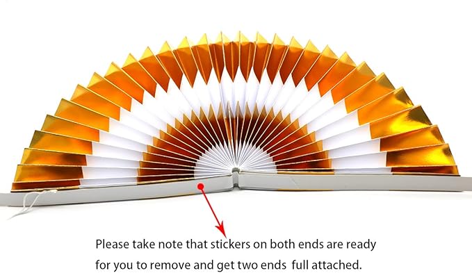 ADLKGG Party Hanging Paper Fans Set - Image 6