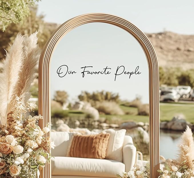 Our Favorite People Seating Chart Decal Wedding Seating Chart Header Decal - Image 2